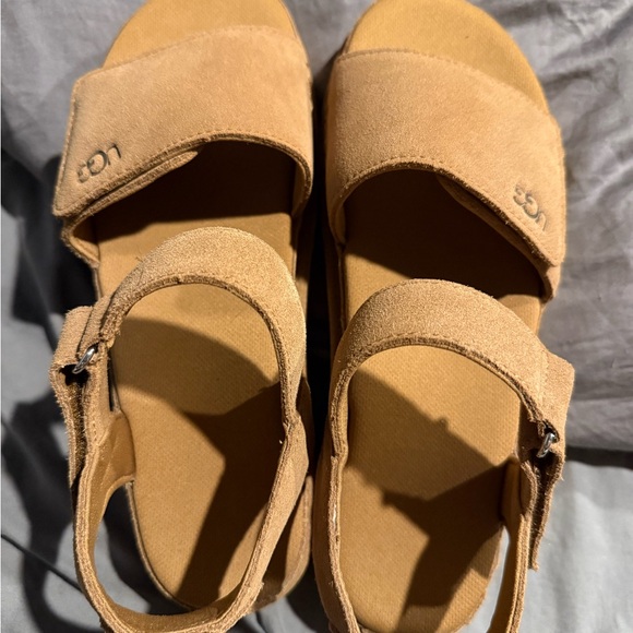 UGG Shoes - UGG Camel Suede Sandals